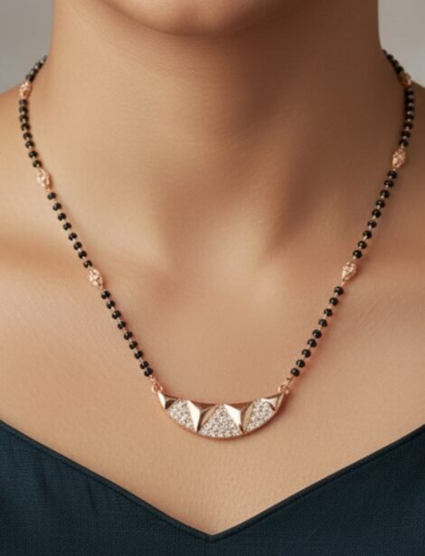 Rose Gold Minimalist Mangalsutra2